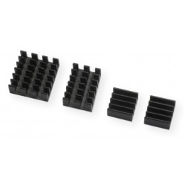 RPi4 radiatory 4-cz.czarne