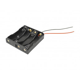 Koszyk na baterie 4xAAA płaski