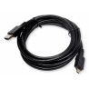Kabel HDMI - microHDMI 4K 1.8m pozłacane