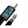 Kabel USB - USB Typ C eXtremestyle® 1m czarny