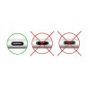 Kabel USB - USB Typ C eXtremestyle® 1m czarny