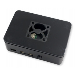 Rpi4 obudowa ABS A2 black...