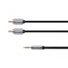 Kabel Jack 3.5 - 2RCA Kruger i Matz 1m - kabel audio