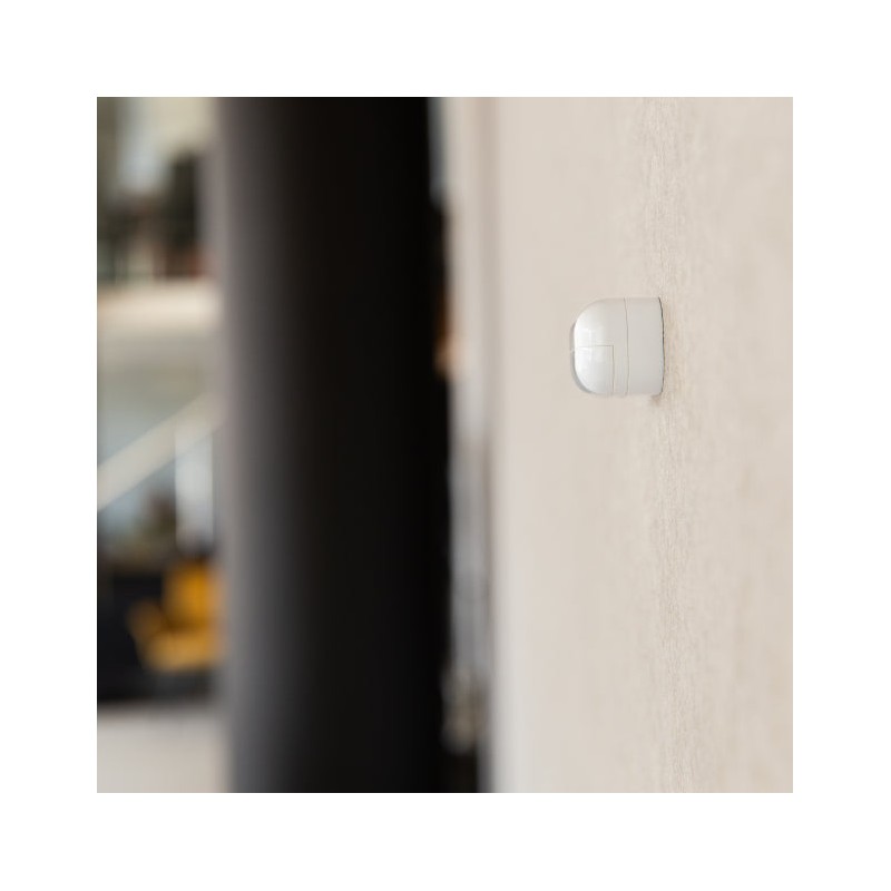 Shelly BLU Motion – biały czujnik ruchu Bluetooth do automatyzacji i monitoringu. Kompaktowy design.