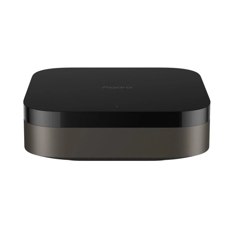 Aqara Hub M3 - inteligentna centrala domowa Aqara Hub M3 – centrala Smart Home WiFi, Zigbee, Bluetooth, Matter. Czarny kontroler Aqara do automatyzacji domu.