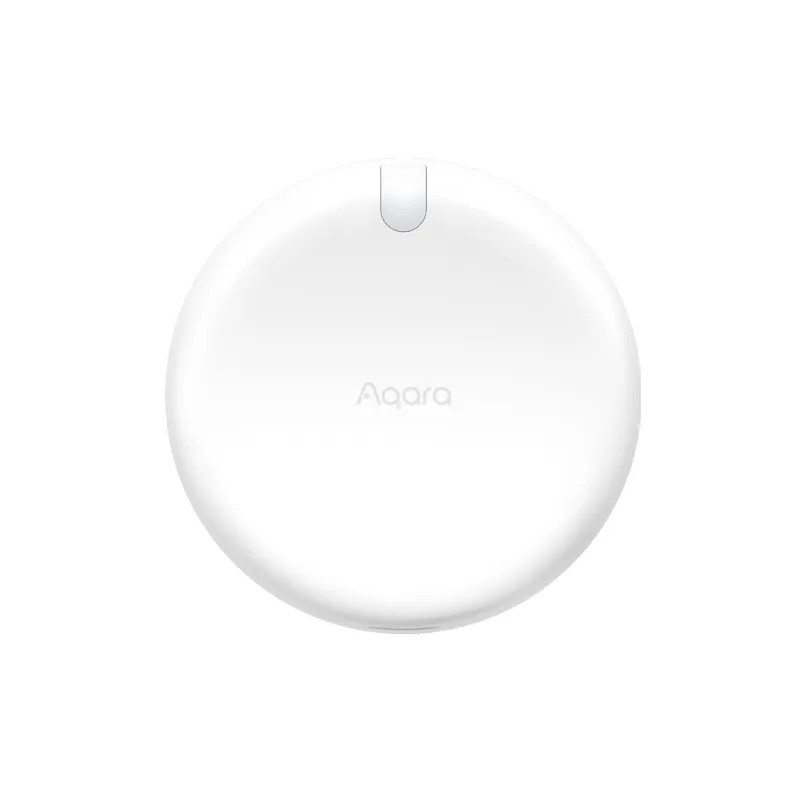 Czujnik Aqara Presence Sensor FP2 - biały, okrągły detektor ruchu i światła. Minimalistyczny design.