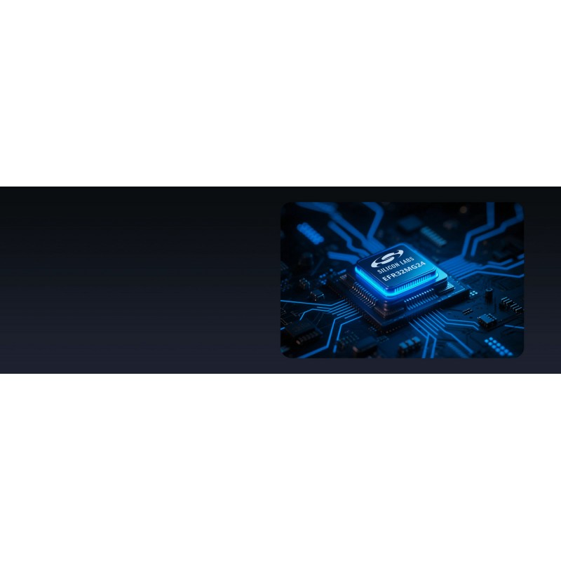 SONOFF MG24 Dongle - mikroprocesor Silicon Labs EFR32MG24 na płycie, niebieskie podświetlenie. Adapter USB do Zigbee i Thread.