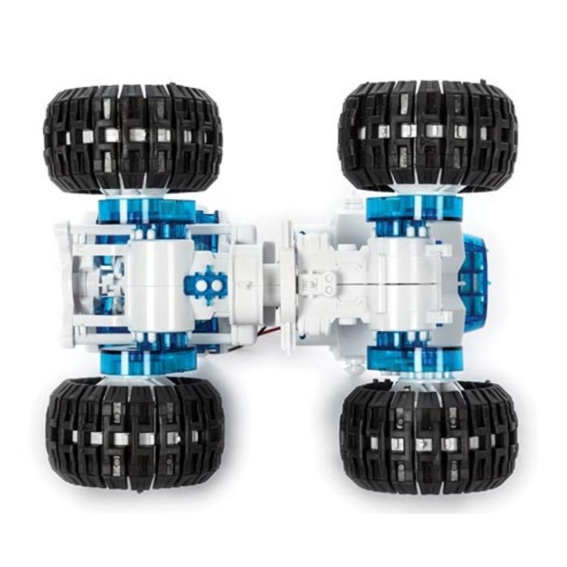 Zestaw do budowy samochodu terenowego 4x4 napędzanego słoną wodą - edukacyjna zabawka dla dzieci.