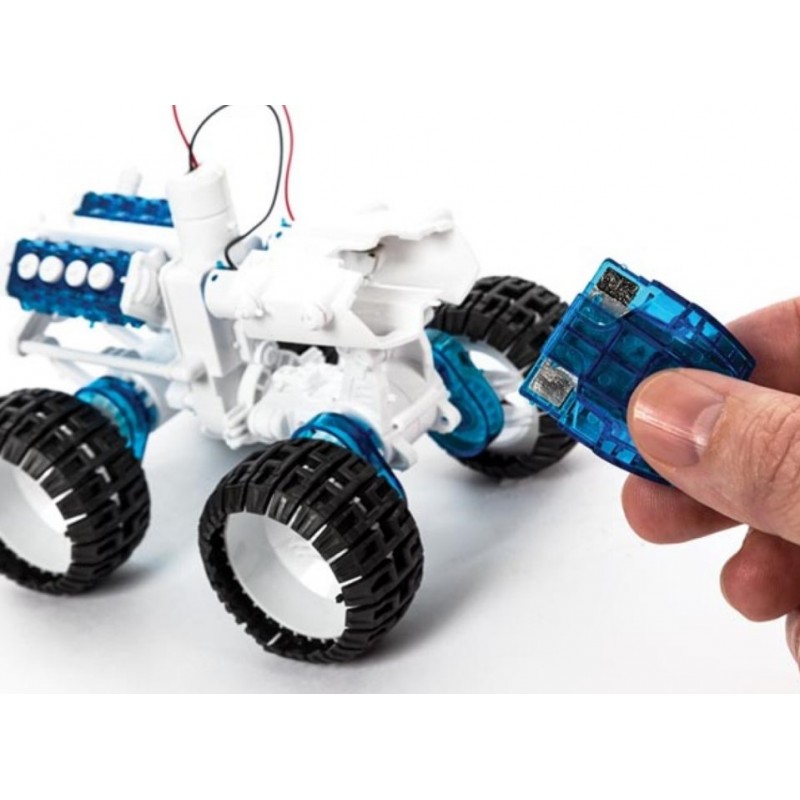 Zestaw do budowy łazika marsjańskiego - robota 4x4 napędzanego słoną wodą. Edukacyjny zestaw robotyki dla młodych inżynierów.