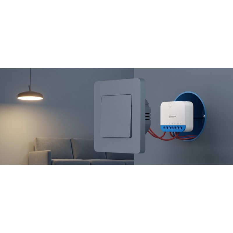 SONOFF MINI-ZBDIM – inteligentny ściemniacz Zigbee SANGFOR w gniazdku, sterowanie oświetleniem.