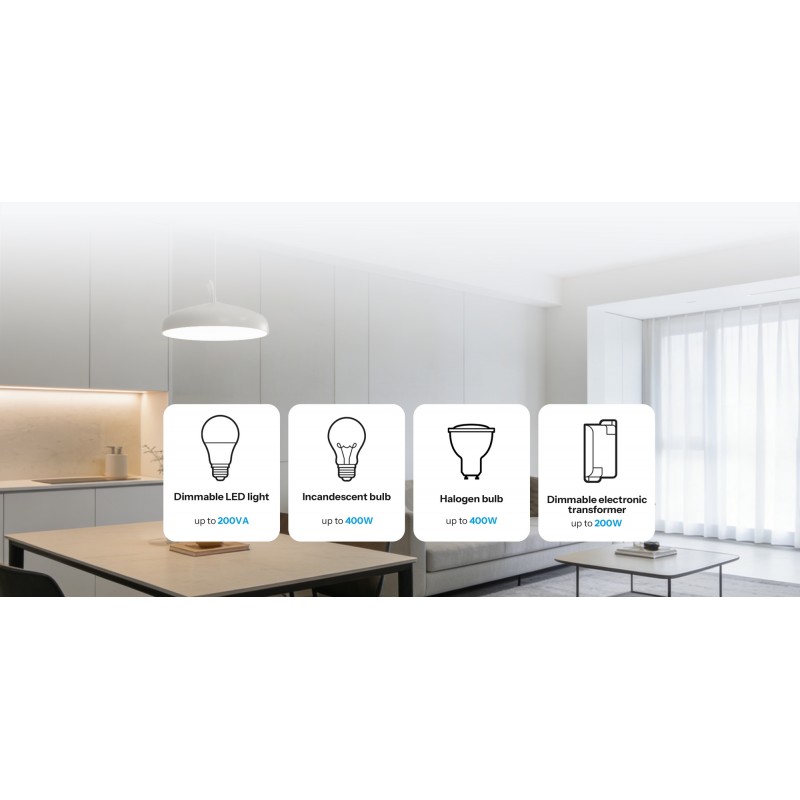 SONOFF MINI-ZBDIM – ściemniacz Zigbee do LED, halogenów, żarówek i przekaźników elektronicznych. Kompatybilność i nowoczesny salon.