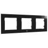 Shelly Wall Frame 3 - czarna ramka do przełączników Shelly