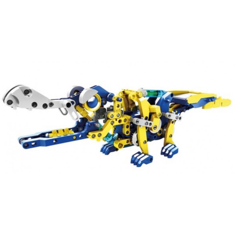 Solarne zestawy KSR17: model smoka zbudowany z klocków LEGO Technic. Zabawka edukacyjna STEM do nauki mechaniki.