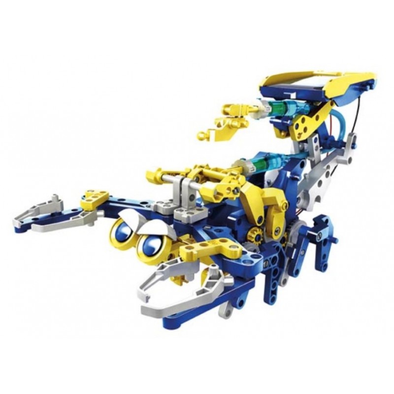 Solarne zestawy KSR17 – zbuduj robota! Hydrauliczny zestaw konstrukcyjny STEM do nauki mechaniki, 12 modeli.