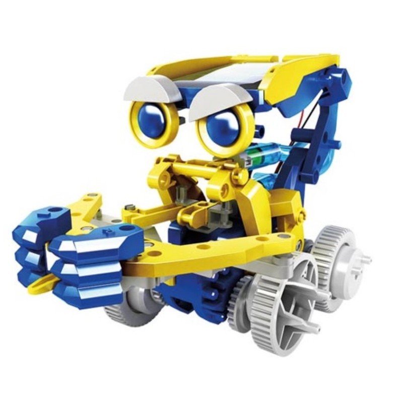 Zestaw konstrukcyjny KSR17 Robo – robot edukacyjny zasilany energią słoneczną, idealny dla dzieci do nauki mechaniki.