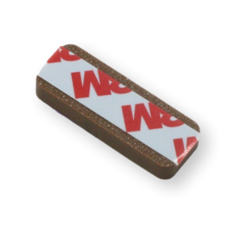 BleBox twinMagnet – brązowy magnes do openSensor, detekcja 3 stanów okna. Montaż za pomocą taśmy 3M.