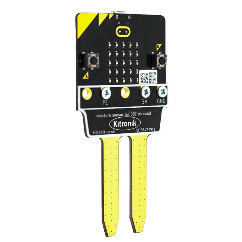 Czujnik wilgotności gleby Kitronik SC-5647 do micro:bit - idealny do pomiaru wilgoci w ziemi.