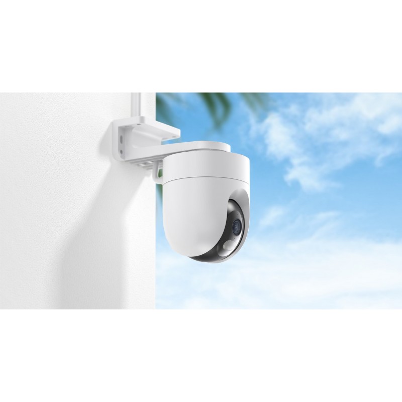 Xiaomi Outdoor Camera CW400 – zewnętrzna kamera WiFi 2.5K, obrót 360 stopni, montaż na ścianie.