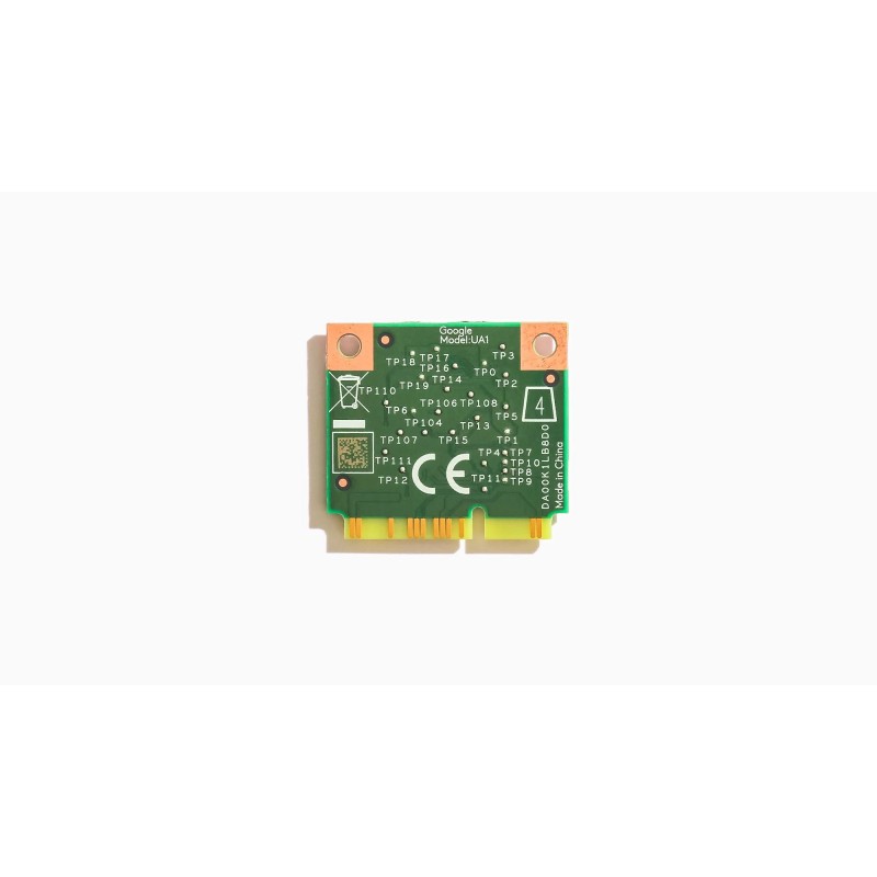 Google Coral Mini PCIe Accelerator - płyta PCB Edge TPU do akceleracji AI, model UA1. Komponent Google.