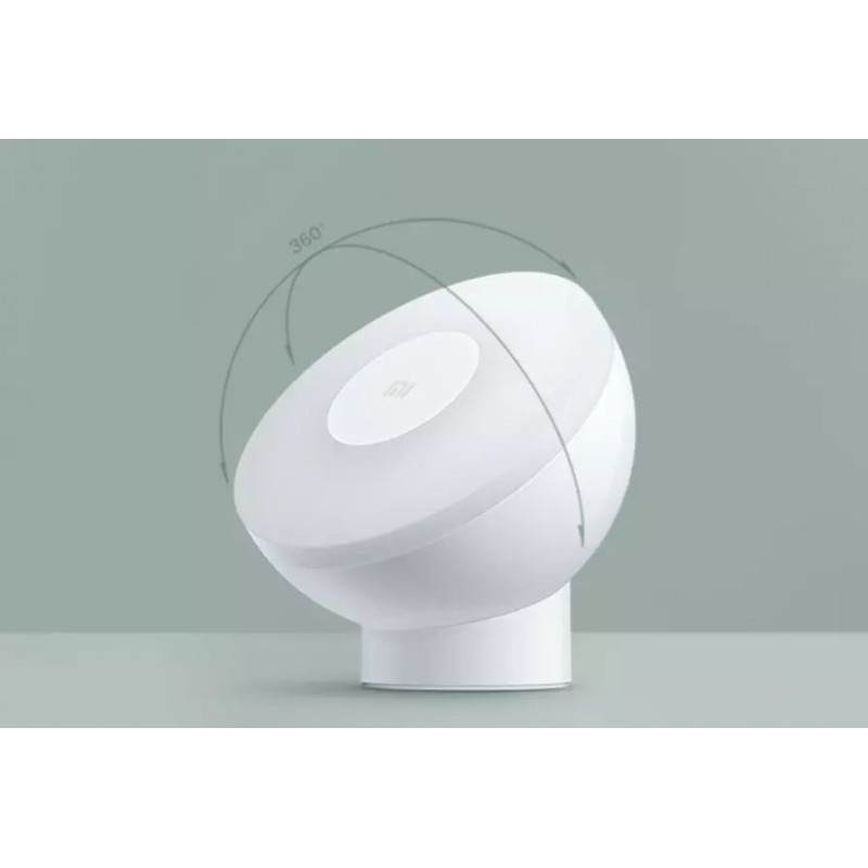 Xiaomi Mi Motion Activated Night Light – biała lampka nocna Bluetooth z czujnikiem ruchu i obrotem 360 stopni.