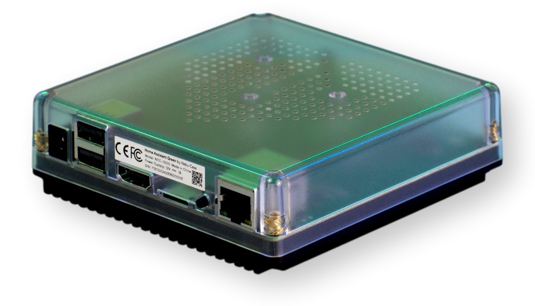 Home Assistant Green - Raspberry Pi 4 Home Assistant Green by Netzu Casa – Raspberry Pi 4 w zielonym obudowie. Hub do automatyki domowej Home Assistant.