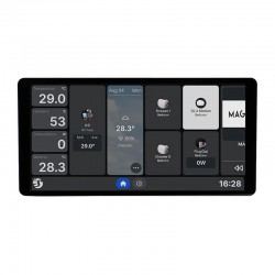 Shelly Wall Display X2i Inteligentny Panel Sterowania WiFi (czarny)