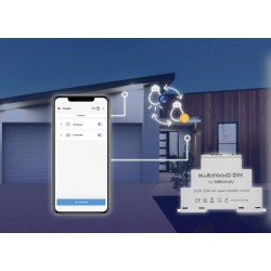 BleBox switchBoxD DIN - inteligentny przekaźnik WiFi 2-kanałowy