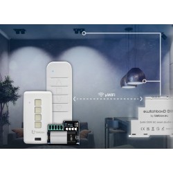 BleBox switchBoxD DIN - inteligentny przekaźnik WiFi 2-kanałowy