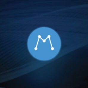 Shelly logo aplikacji M Logo Shelly - aplikacja M do sterowania urządzeniami inteligentnymi. Grafika przedstawia białe litery 'M' w niebieskim okręgu.