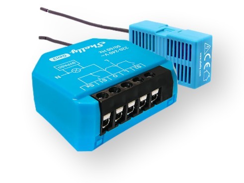 Shelly 1L Gen3 WiFi - przekaźnik Shelly 1L Gen3 WiFi – przekaźnik elektryczny 24V 10A, schemat podłączenia i wentylacja. Inteligentna automatyka domowa.