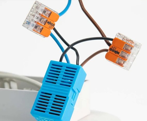 WAGO 221 złączka RJ45 Złączka sieciowe WAGO 221 do podłączenia kabli RJ45 – idealne do Shelly 1L Gen3 WiFi.