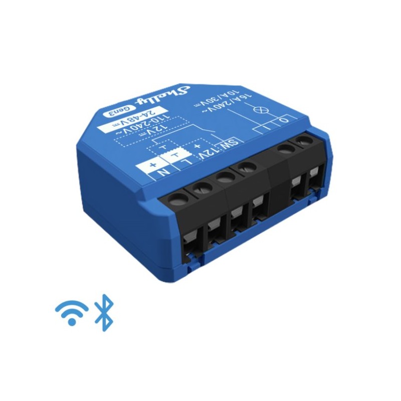 Shelly 1 Gen3 - przekaźnik WiFi bezpotencjałowy