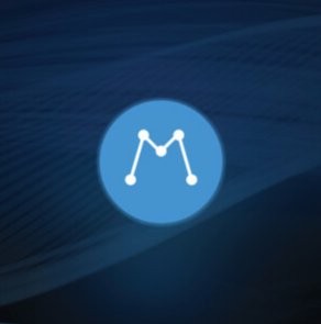 Ikona Shelly – aplikacja mobilna do sterowania urządzeniami inteligentnymi, symbol litery M w okręgu.