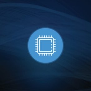 Shelly 1 Gen3 – ikona mikroprocesora, symbol układu scalonego. Wizualizacja technologii i wydajności czujnika.