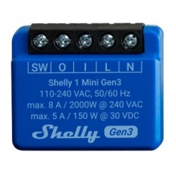 Shelly 1 Mini Gen3 - inteligentny przełącznik Wi-Fi