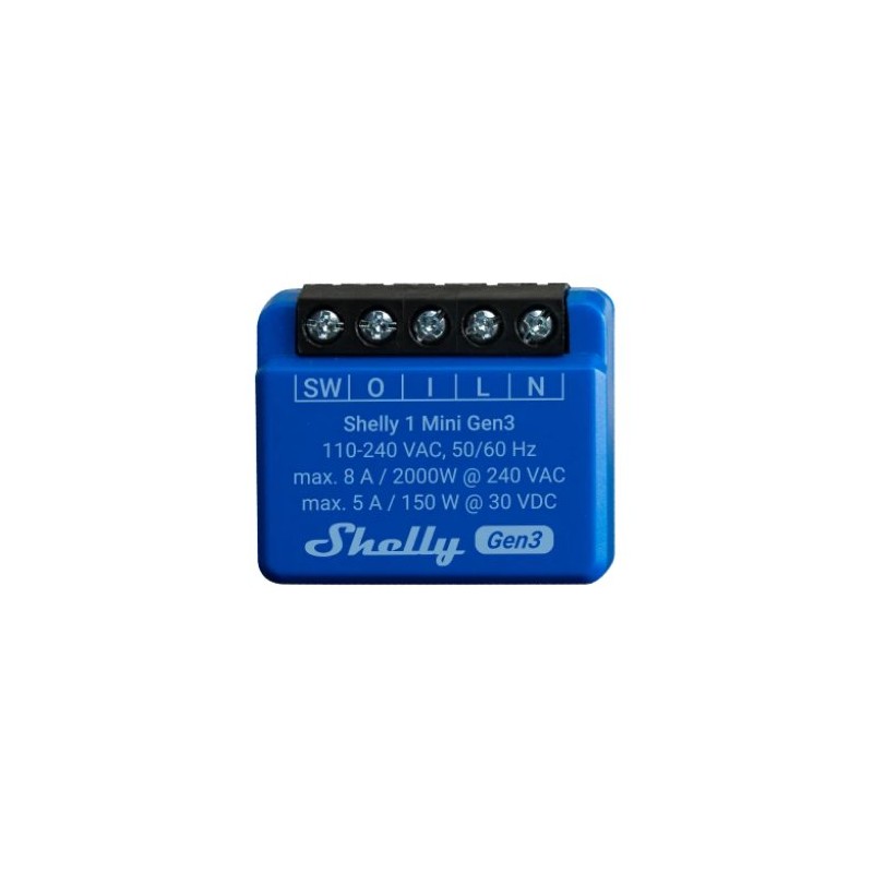 Shelly 1 Mini Gen3 - inteligentny przełącznik Wi-Fi
