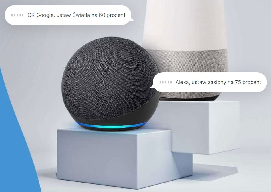 Głośniki Google Nest i Amazon Echo Inteligentne głośniki Google Nest Audio i Amazon Echo - sterowanie głosowe, integracja z asystentami.