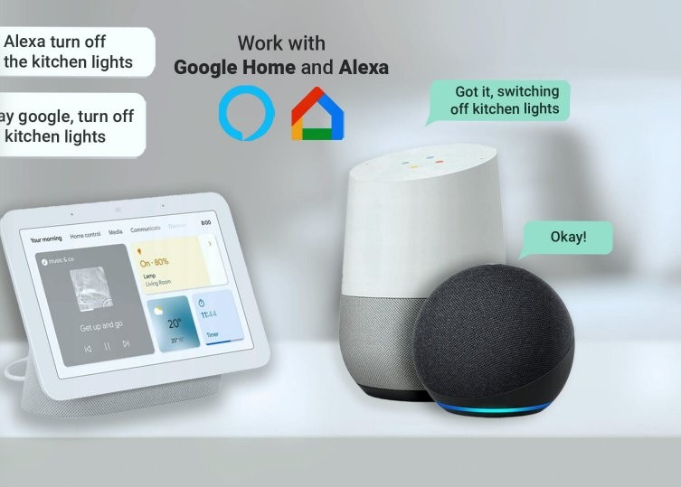 BleBox switchBoxT PRO: Google Nest Hub, Amazon Echo i Google Home - inteligentny dom sterowany głosowo.