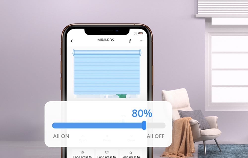 SONOFF MINI-RBS - sterowanie roletą z aplikacji SONOFF MINI-RBS: sterowanie roletą przez aplikację mobilną. Inteligentny przełącznik WiFi do automatyzacji.