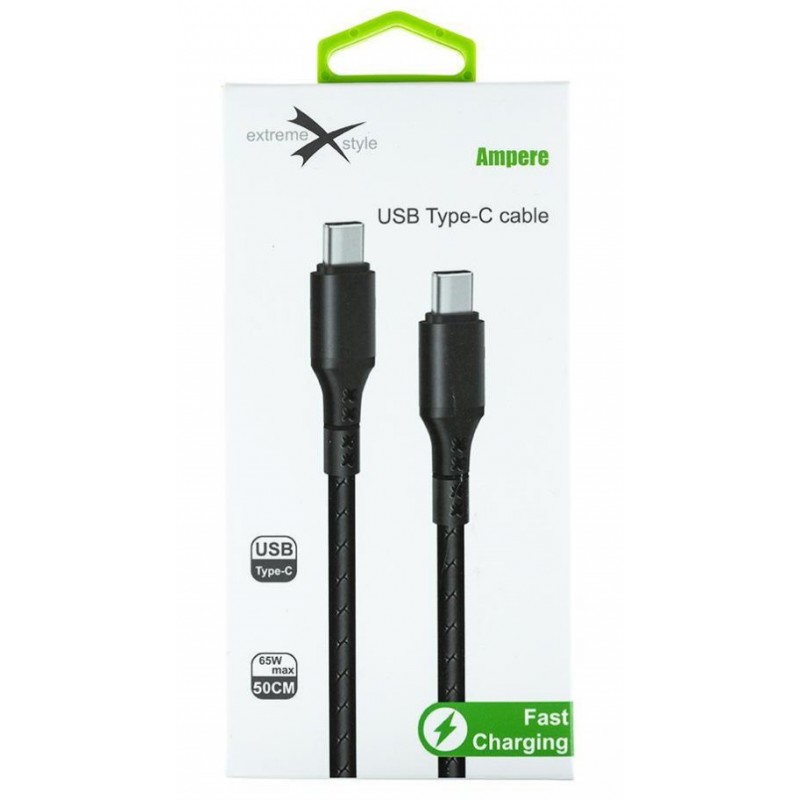 Kabel USB Type-C - USB Type-C eXtremestyle 0.5m