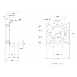 Kamera Raspberry Pi High Quality Camera - 12,3 MP Sony IMX477
