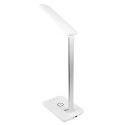 Lampka biurkowa LED z ładowarką indukcyjną Qi LB-06