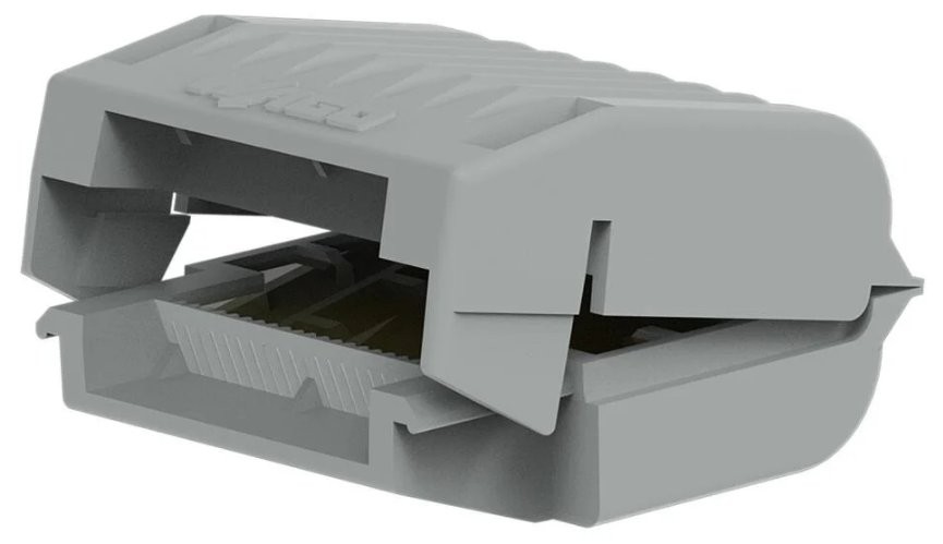 Kabel RJ45 Gelbox seria 221 Kabel RJ45 z otwartą pokrywą, przeznaczony do podłączenia urządzeń komputerowych do sieci LAN