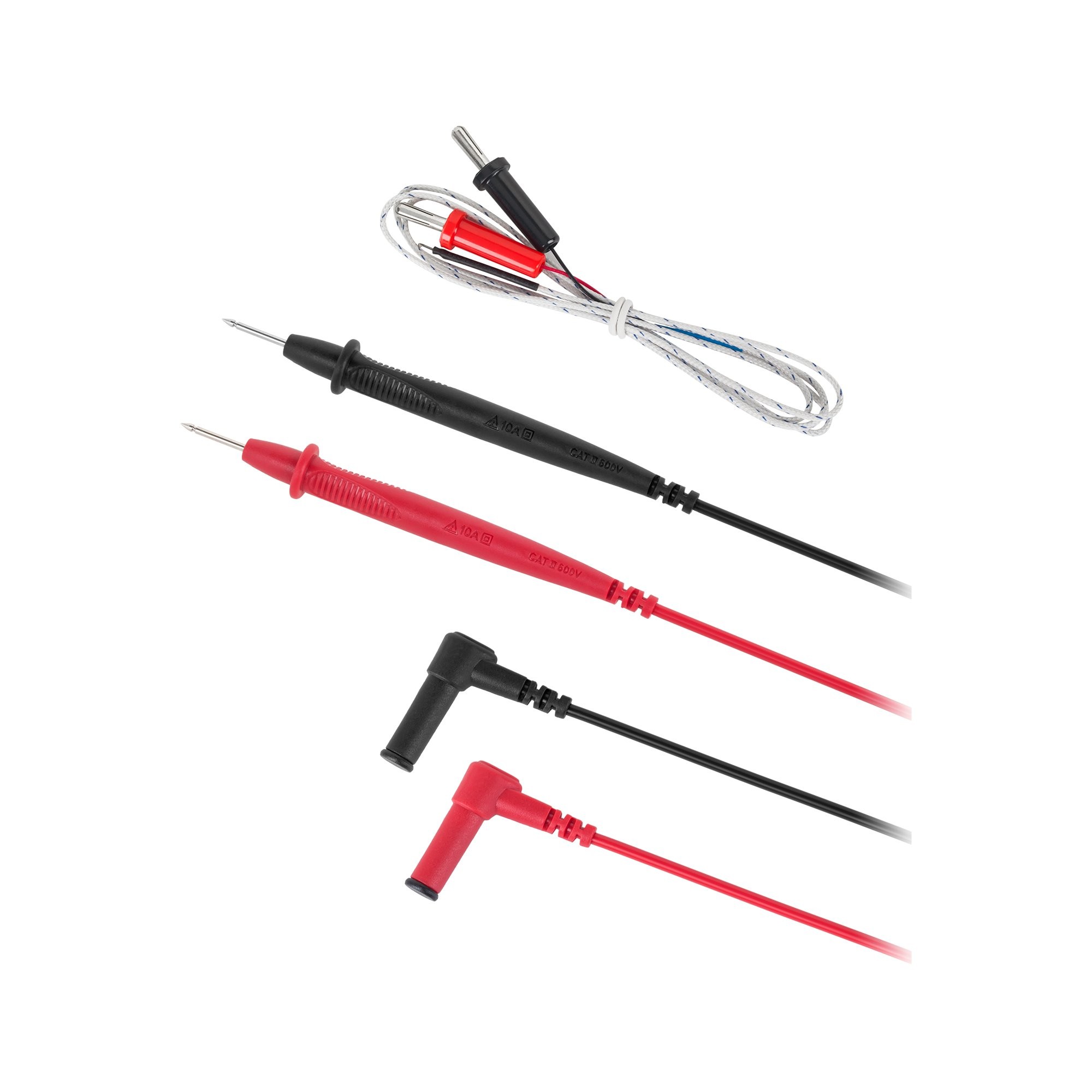 Zestaw przewodów do multimetru Uni-T UT204+ - 4 kable 10A CAT III 600V