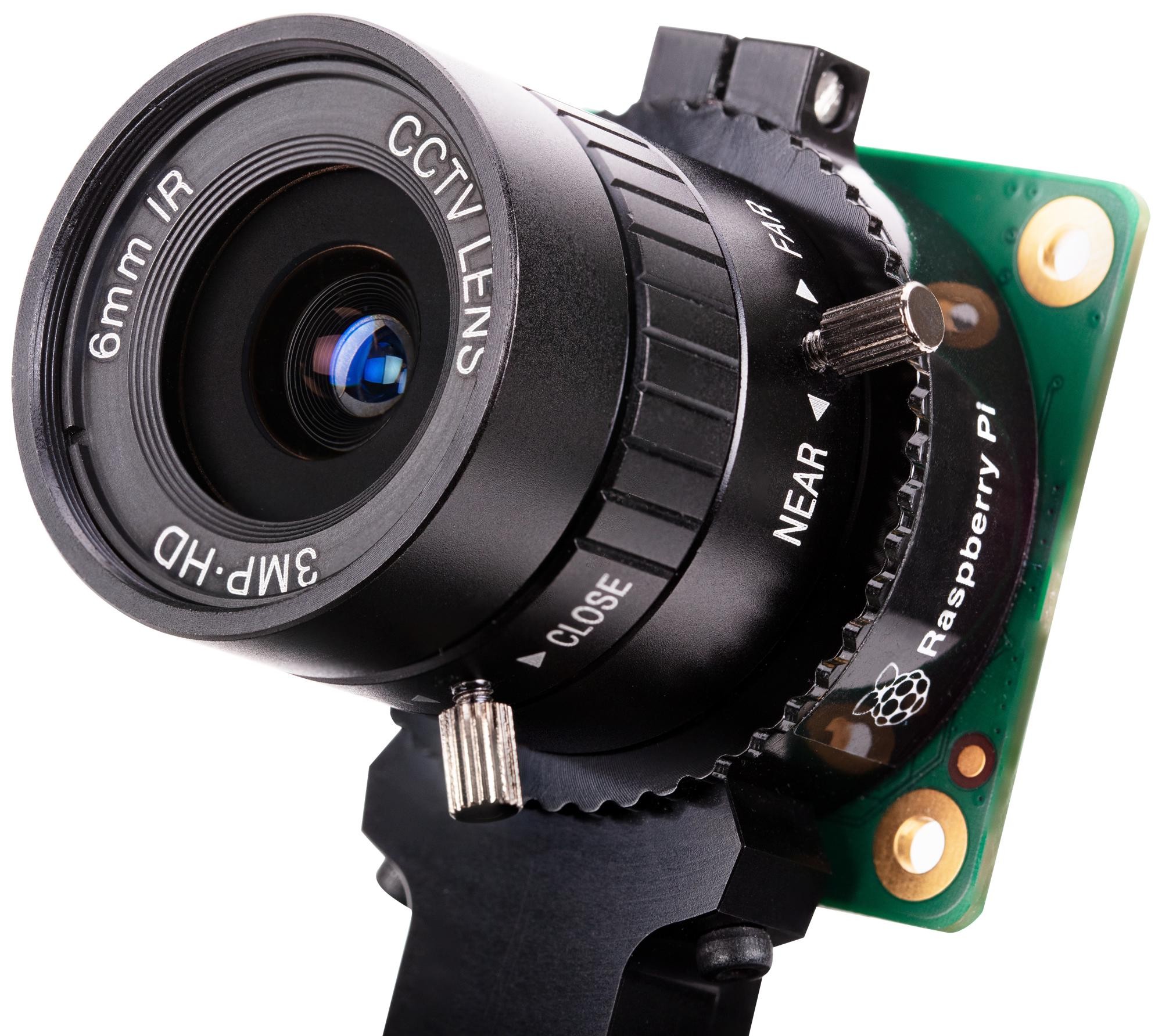 RPI 6MM Obiektyw Wide Angle dla Raspberry Pi Obiektyw 6mm wide angle dla Raspberry Pi, kamera CCTV z czarnym obiektywem IR
