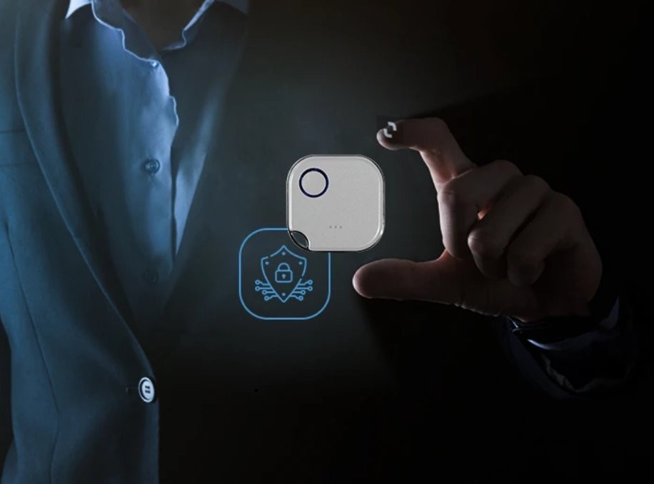 Shelly Blu Button1 - biały czujnik Bluetooth z przyciskiem i diodami