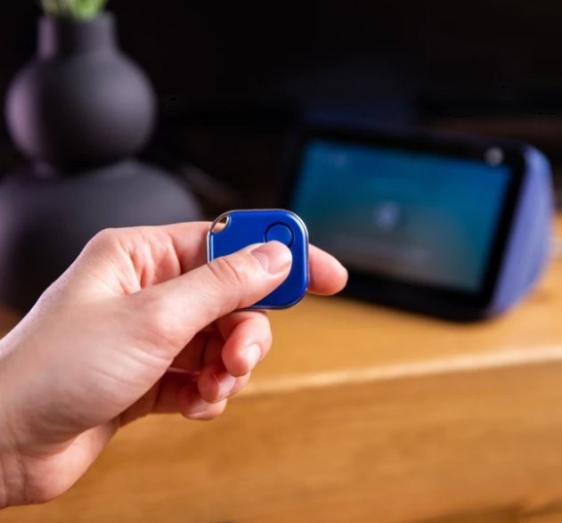 Shelly Blu Button1 Blue Shelly Blu Button1 Blue - niebieski tracker Bluetooth do lokalizacji