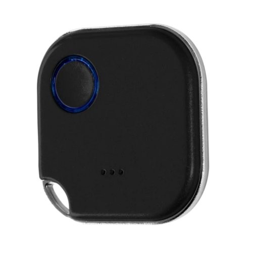 Shelly Blu Button1 - czarny Bluetooth Tracker Shelly Blu Button1 - czarny Bluetooth tracker do lokalizacji urządzeń