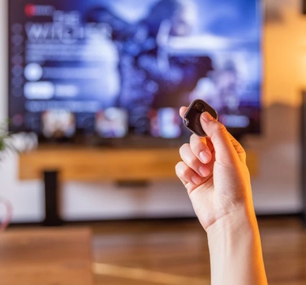 Kamera do nagrywania treści z ekranu TV Czarna kamera do nagrywania ekranu TV