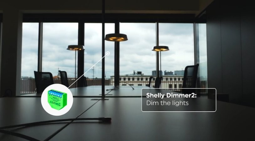 Shelly Dimmer2 regulacja światła Shelly Dimmer2 - regulator jasności świateł, sterowany za pomocą aplikacji